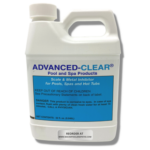 Advanced Blue - Advanced Clear (Scale & Metal Inhibitor) - 64oz, 32oz or 16 oz