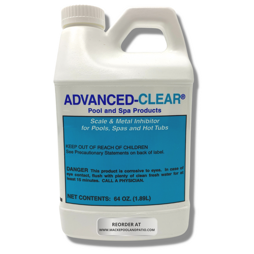 Advanced Blue - Advanced Clear (Scale & Metal Inhibitor) - 64oz, 32oz or 16 oz