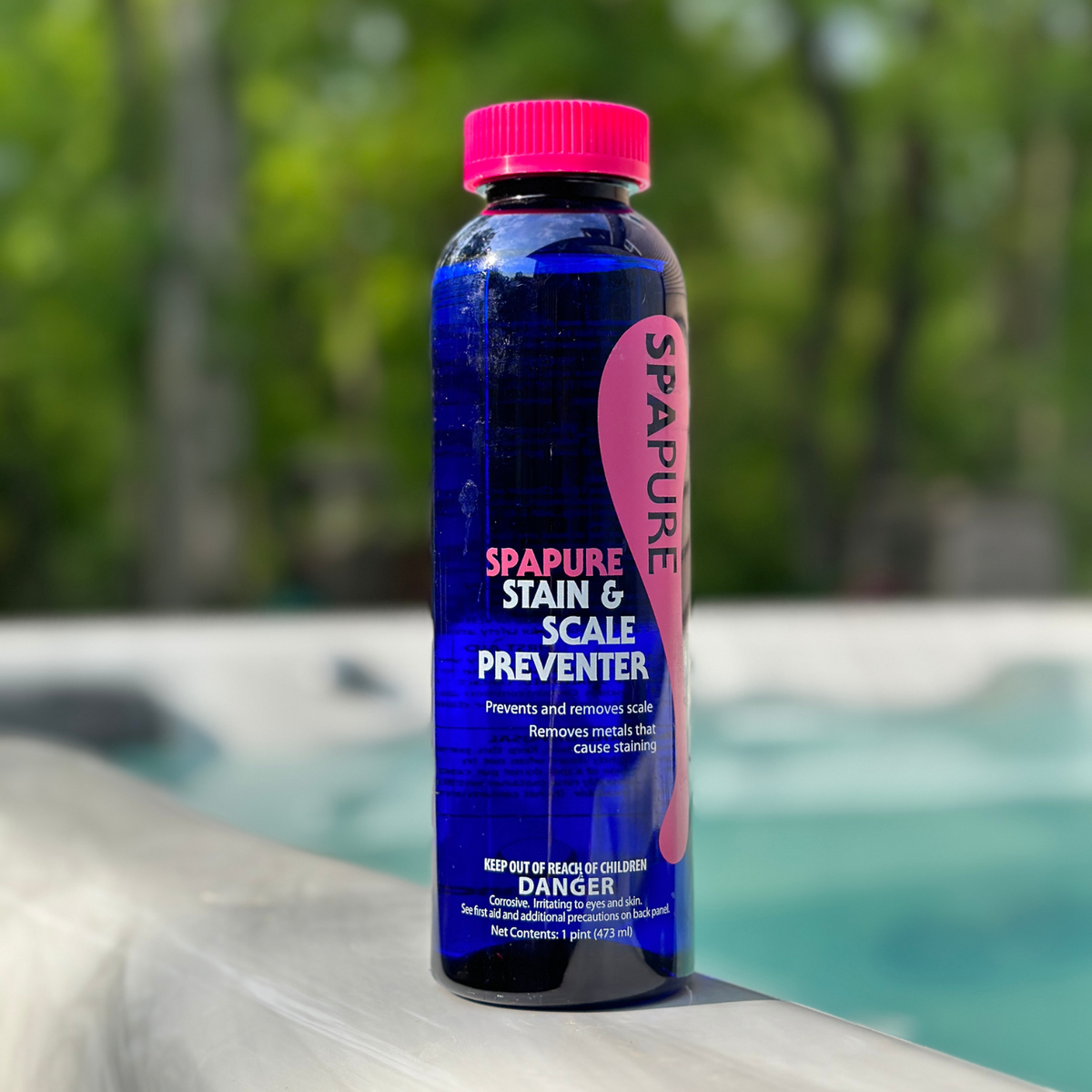 SpaPure Stain and Scale Preventer 1 qt (32 Ounces) Macke Pool & Patio