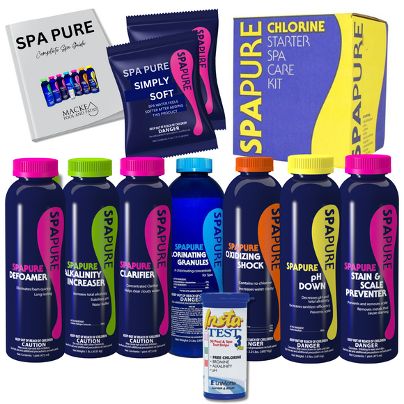 Spa Pure Chlorine Complete Spa Care Kit - Macke Pool & Patio