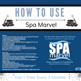 Spa Marvel All-In-One Hot Tub Treatment, X10 Filter + Grime Gripper - Macke Pool & Patio