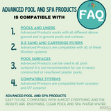 Advanced Blue Algicide/Bactericide - 64oz, 32oz or 8oz - Macke Pool & Patio