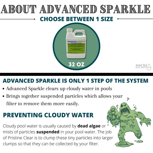 Advanced Blue - Advanced Sparkle (Water Clarifier) - 32oz or 8oz