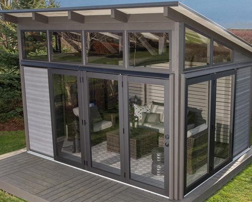Visscher Fully Enclosed Gazebo 11x14 COLORADO - Acorn or Clay