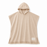 Cozy Kids Organic Cotton Hooded Towel for Kids – Soft, Absorbent Bath, Pool & Beach Poncho