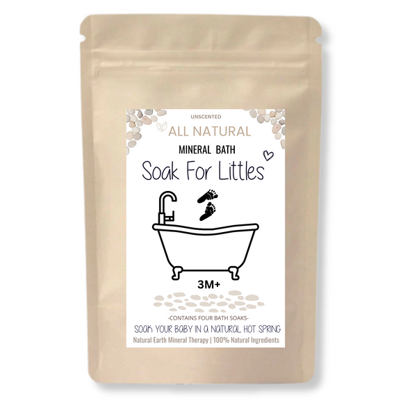 Natural Mineral Soak For Littles -4 Soaks (PRE-ORDER)