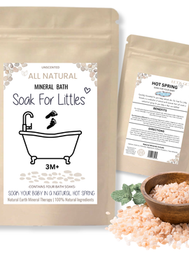 Natural Mineral Soak For Littles -4 Soaks