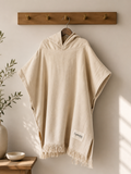 Cozy Kids Organic Cotton Hooded Towel for Kids – Soft, Absorbent Bath, Pool & Beach Poncho