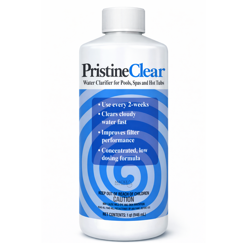 Pristine Clear Pool Water Clarifier for Pools & Hot Tubs | Clears Cloudy Water Fast | Pristine Blue System