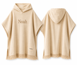 Kids Custom /Personalized Embroidered Organic Cotton Hooded Towel