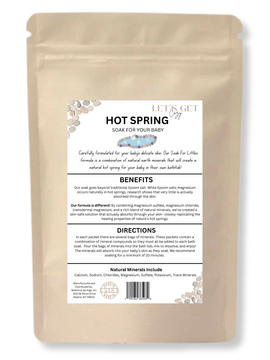 Natural Mineral Soak For Littles -4 Soaks