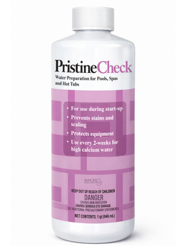 Pristine Check Pool Startup Chemical | Removes Calcium & Minerals Before Adding Pristine Blue