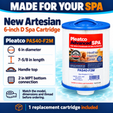 Pleatco PAS40-F2M Spa Replacement Cartridge (1 Pack) - Macke Pool & Patio