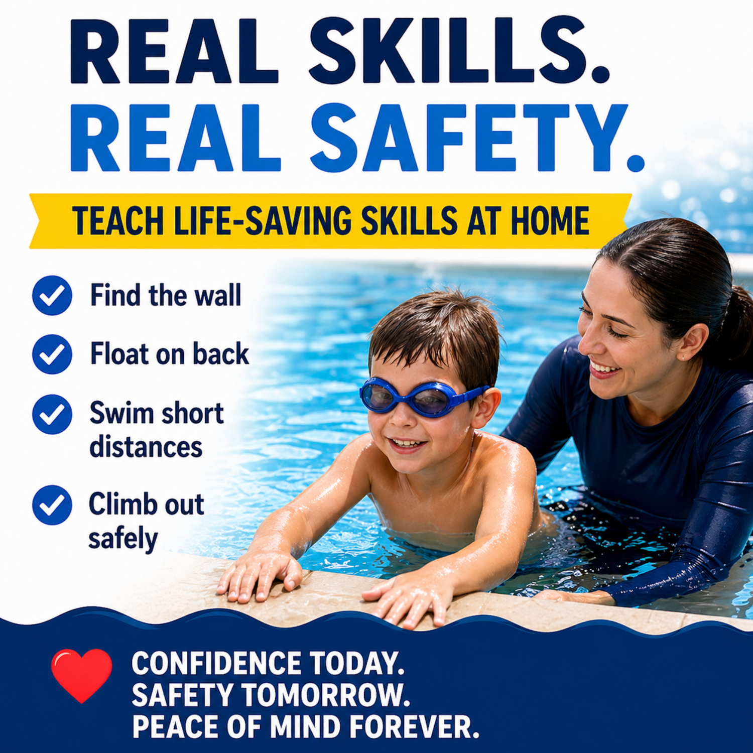 Backyard Swim School™: Teach Your Child to Swim at Home (Step-by-Step System) - Macke Pool & Patio