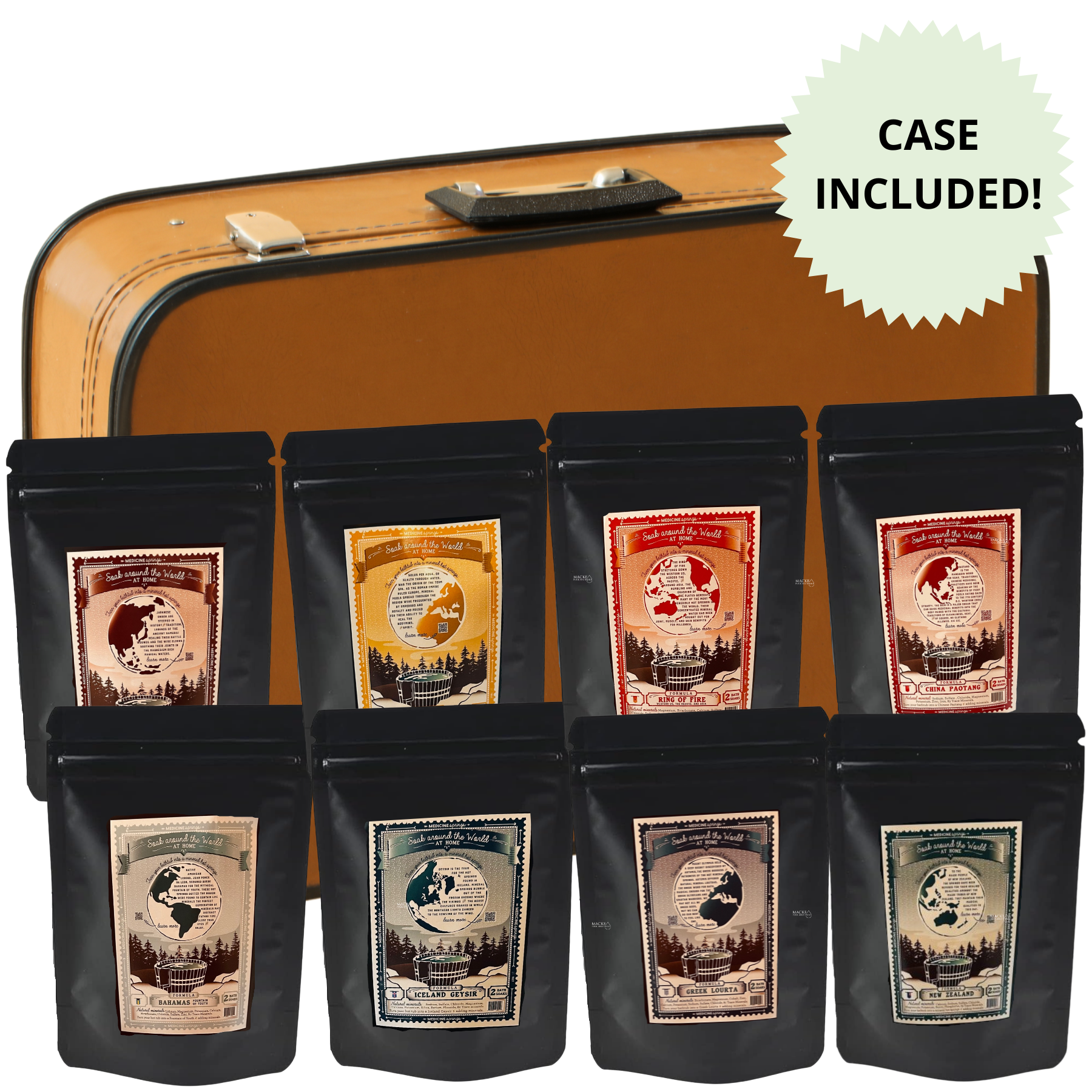 Medicine Springs All Around The World Kit  (Bath Tub)