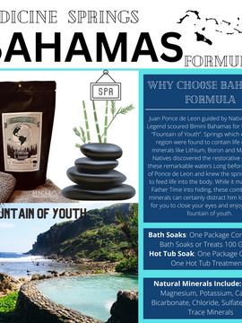 Medicine Springs Mineral Therapy Bahamas Formula (Bath Tub)