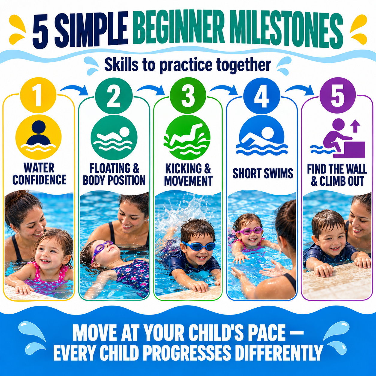 Backyard Swim School™: Teach Your Child to Swim at Home (Step-by-Step System)