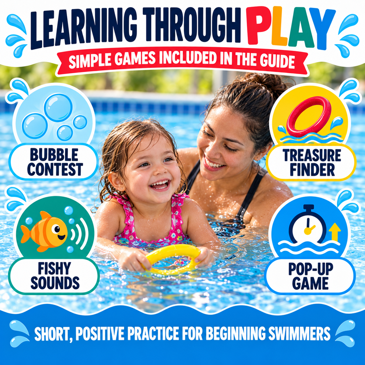 Backyard Swim School™: Teach Your Child to Swim at Home (Step-by-Step System)