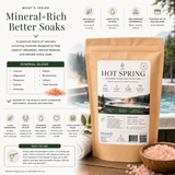bārearth™ Mineral Hot Tub Soak | Natural Hot Spring Minerals for Spas