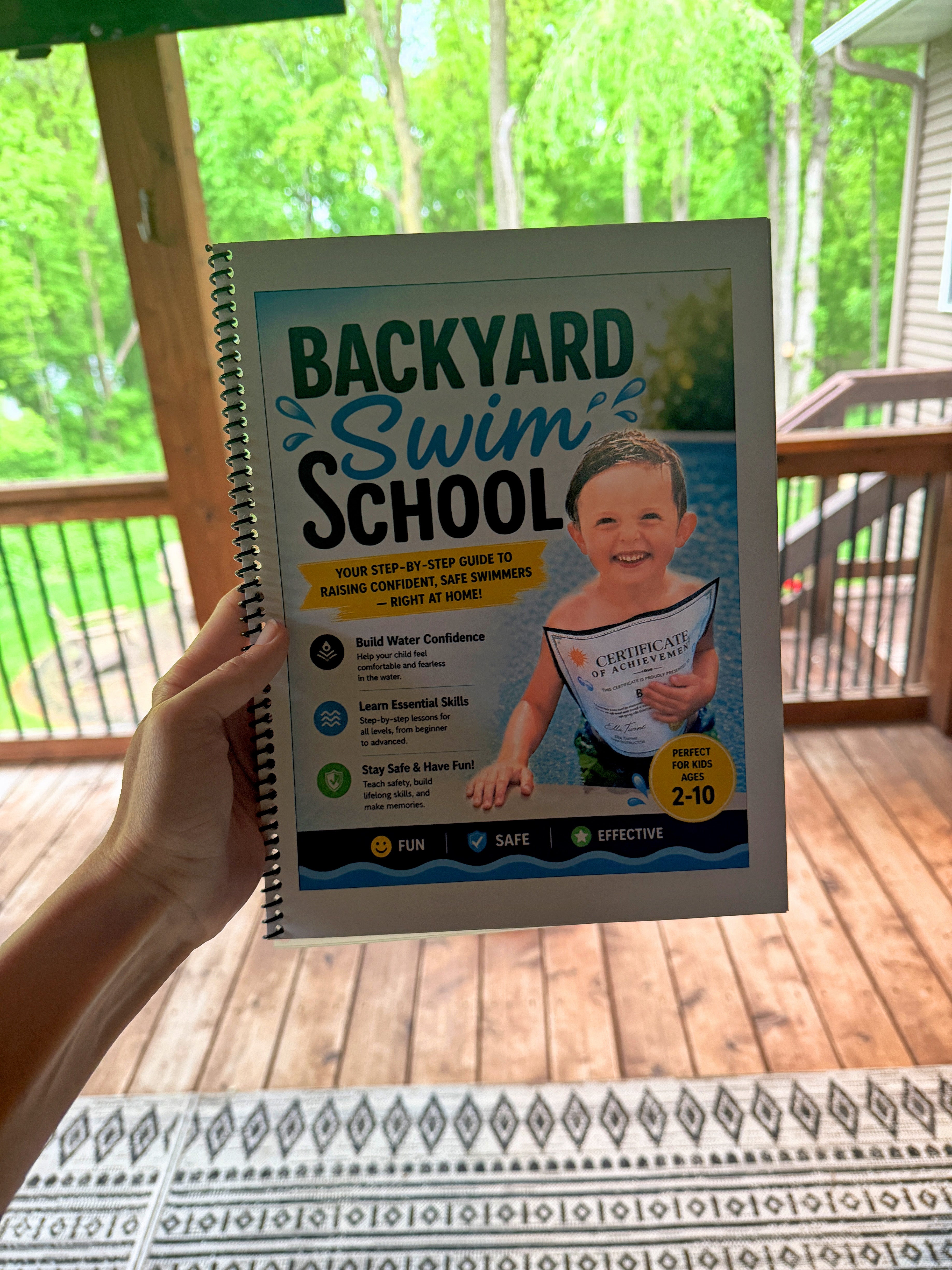 Backyard Swim School™: Teach Your Child to Swim at Home (Step-by-Step System) - Macke Pool & Patio