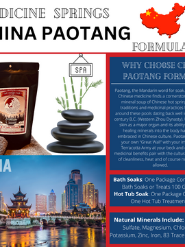 Medicine Springs Mineral Therapy CHINA Formula (Bath Tub)