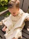 Kids Custom /Personalized Embroidered Organic Cotton Hooded Towel
