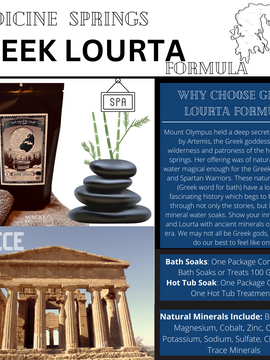 Medicine Springs Mineral Therapy GREEK LOURTA Formula (Bath Tub)