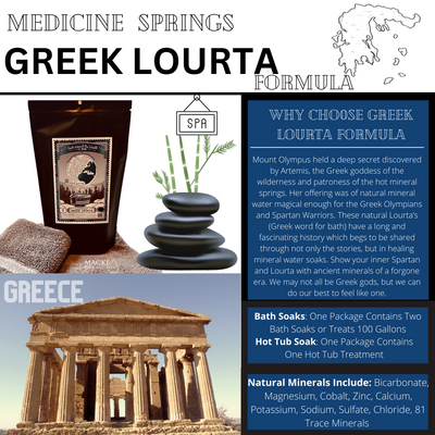 Medicine Springs Mineral Therapy GREEK LOURTA Formula (Bath Tub)