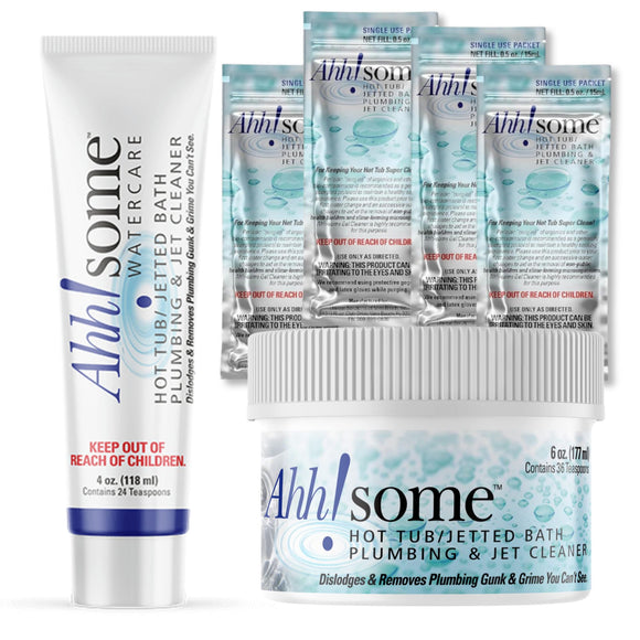 Ahh some Hot Tub Cleaner 2oz, 4oz, 6oz & 16oz