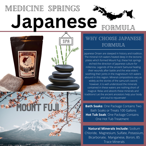 Medicine Springs Mineral Therapy JAPANESE Formula (Bath Tub)