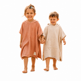 Cozy Kids Organic Cotton Hooded Towel for Kids – Soft, Absorbent Bath, Pool & Beach Poncho