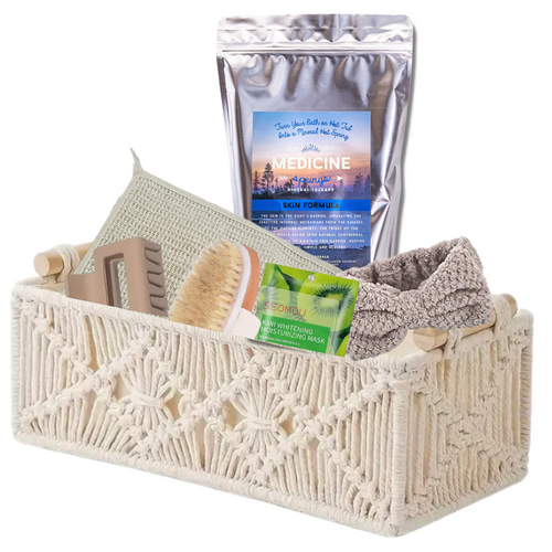 Medicine Springs Mineral Therapy Bath Tub Gift Basket
