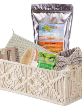 Medicine Springs Mineral Therapy Bath Tub Gift Basket