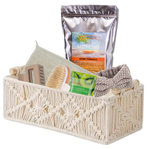 Medicine Springs Mineral Therapy Bath Tub Gift Basket