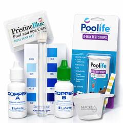 Pristine Blue Mini Test Kit & Strips Bundle Pack - Macke Pool & Patio