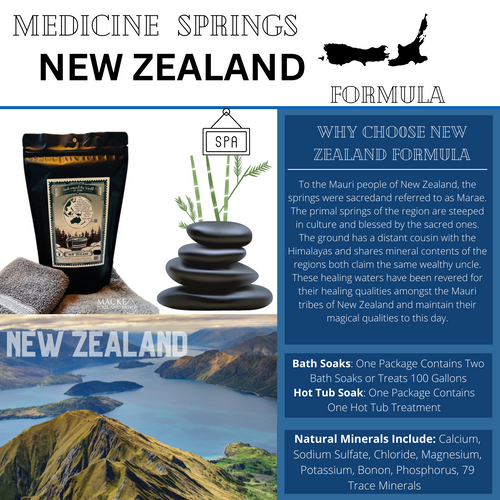 Medicine Springs Mineral Therapy NEW ZEALAND Formula (Bath Tub)
