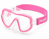 Personalized Kids Swim Goggles | Custom Name Strap | Soft Silicone Swim Mask | Toddler & Youth Sizes