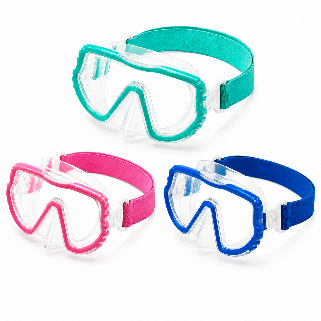Kids Swim Goggles | Soft Silicone Swim Mask | Toddler & Youth Sizes - Size 3+