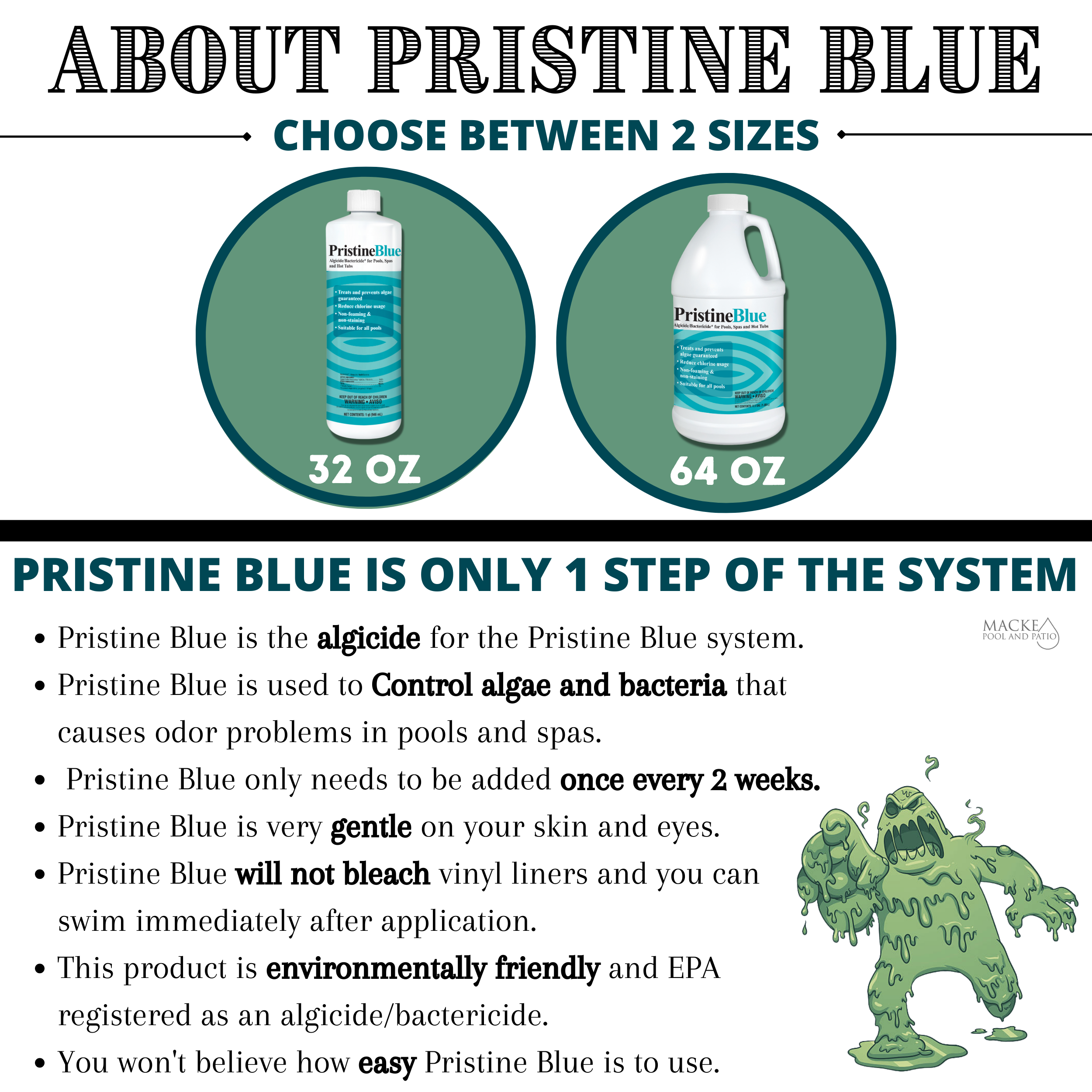 Pristine Blue Bundle Pack (non-chlorine shock)