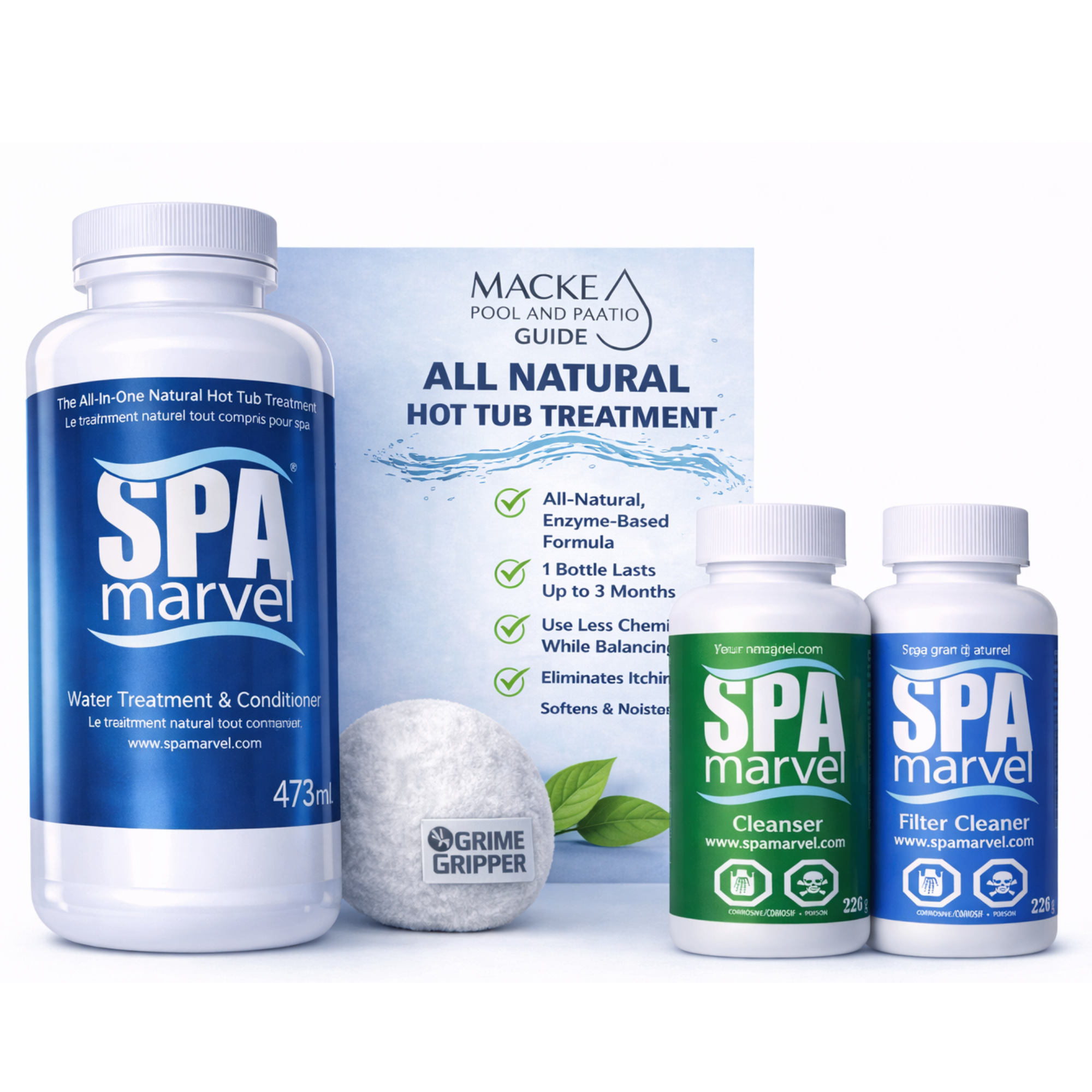 Spa Marvel Chemicals - Start Up Kit | Macke Pool & Patio
