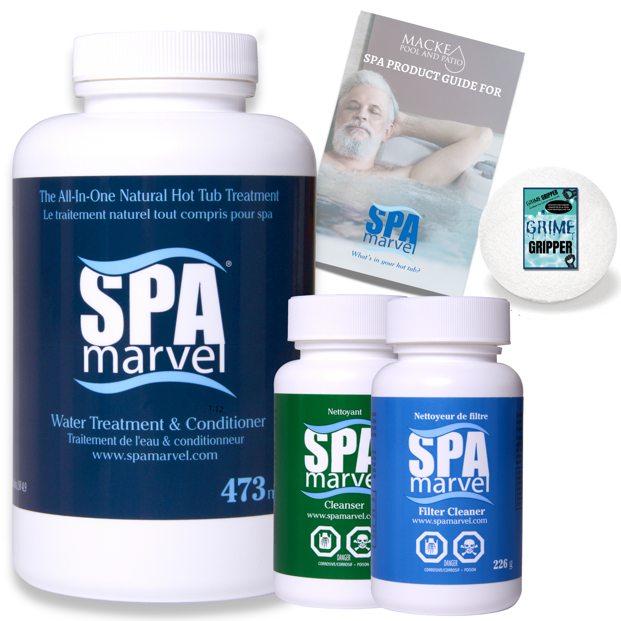 Spa Marvel Chemicals - Start Up Kit | Macke Pool & Patio