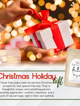 Natural Mineral Bath Soak For Littles -4 Soaks