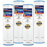 Pleatco ULTRA-A1-PAK4 Pool Filter Cartridges (4 Pack) – Replaces PA100N, PA106, PA112 | Fits Hayward SwimClear C4030 C4025 C4020 C4520 & Super-Star-Clear C4000 C4500 - Macke Pool & Patio