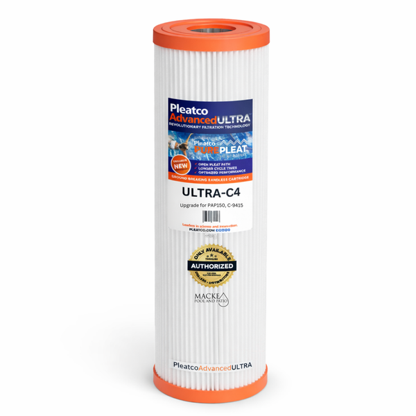 Pleatco ULTRA-C4 Pool Filter Cartridge – Premium Replacement for PAP150 | Fits Pentair Clean & Clear 150 & Predator 150 | Replaces C-9415, FC-0687