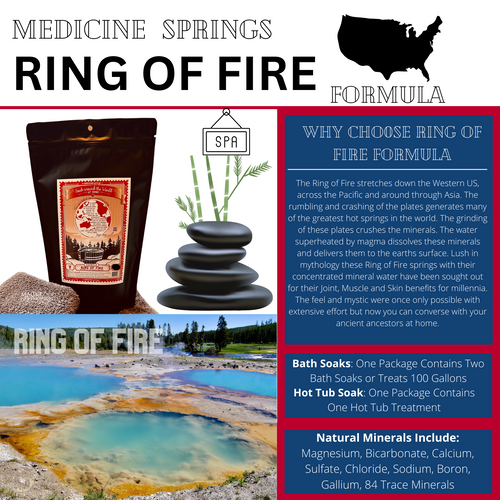 Medicine Springs Mineral Therapy RING OF FIRE Formula (Bath Tub)