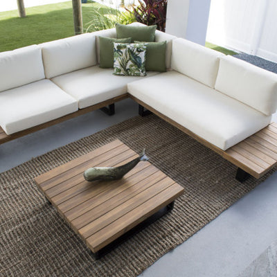 Panama Jack Highbourne Cay 3 PC Sectional (Cream)