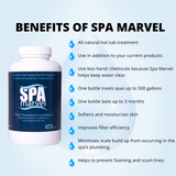 Spa Marvel Treatment and Conditioner Plus Hot Tub Sponge Oil Absorber - 2 Pack - Macke Pool & Patio