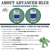 Advanced Blue Algicide/Bactericide - 64oz, 32oz or 8oz - Macke Pool & Patio