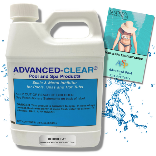 Advanced Blue - Advanced Clear (Scale & Metal Inhibitor) - 64oz, 32oz or 16 oz