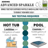 Advanced Sparkle (Water Clarifier) - 32oz & 8oz - Macke Pool & Patio